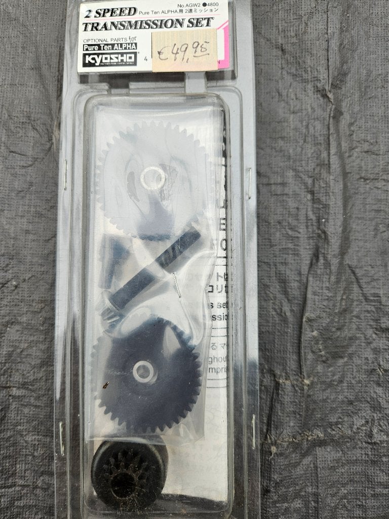 Vintage 2-speed transmissie set Kyosho, Nieuw, Ophalen of Verzenden, Schaal 1:10, Auto onroad