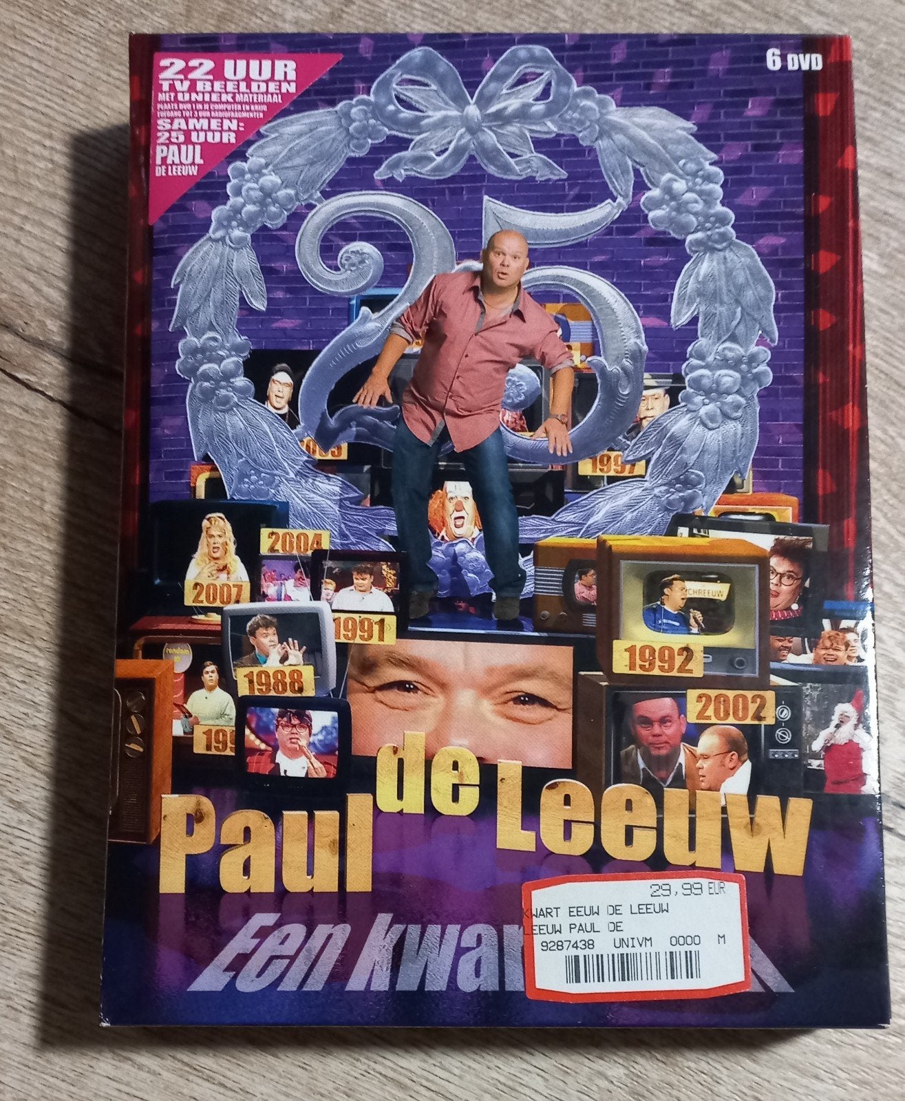 Paul de Leeuw - Een Kwart Eeuw (6 DVD Boxset), Alle leeftijden, Nederlands, Inclusief doosje, Zo goed als nieuw