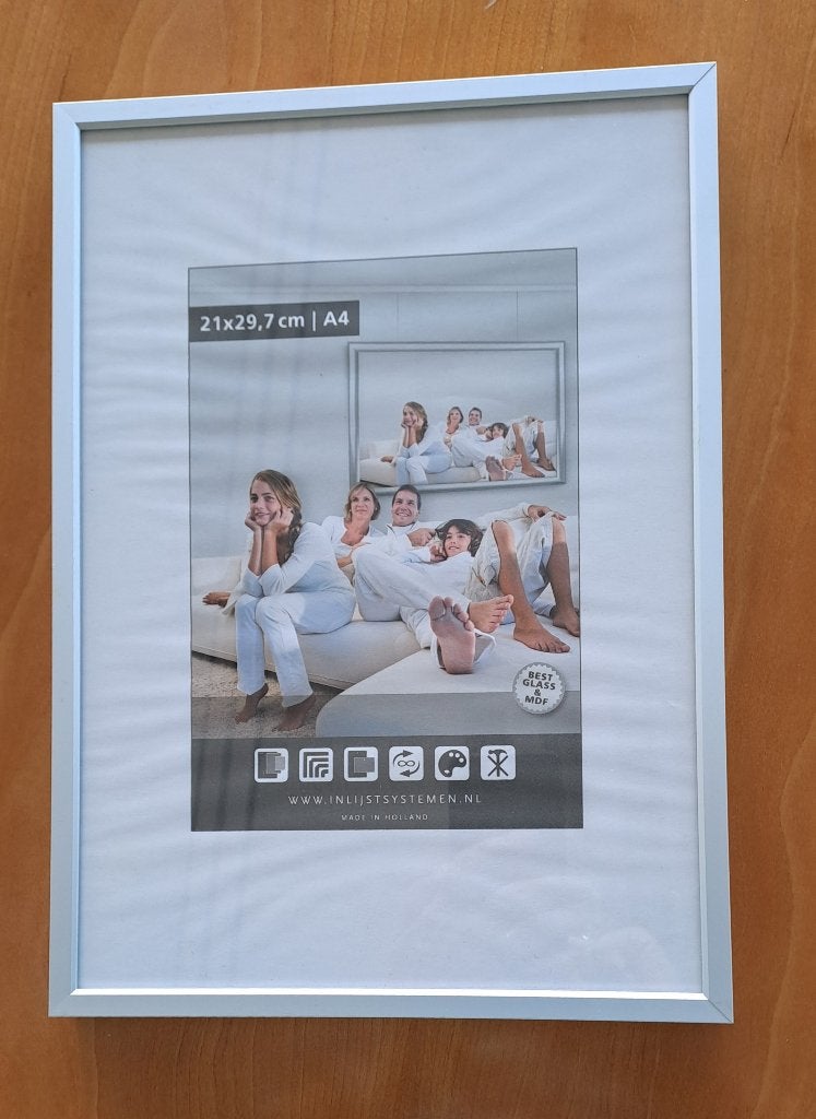 Fotolijst A4 glas. Nieuw!, -, -, Nieuw, Ophalen of Verzenden
