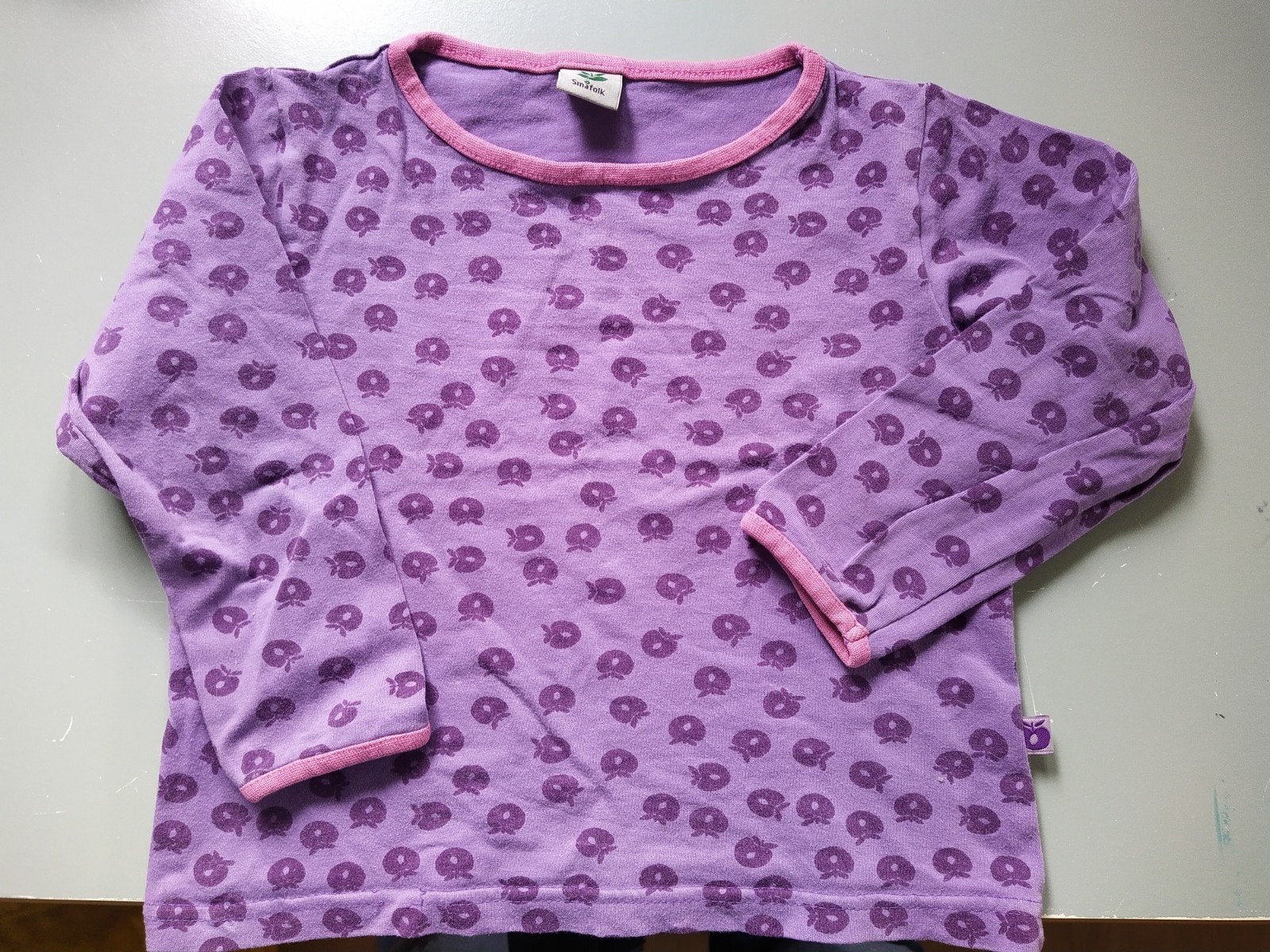 Smafolk longsleeve appeltjes 86-92, Gebruikt, Meisje, Ophalen of Verzenden, Smafolk