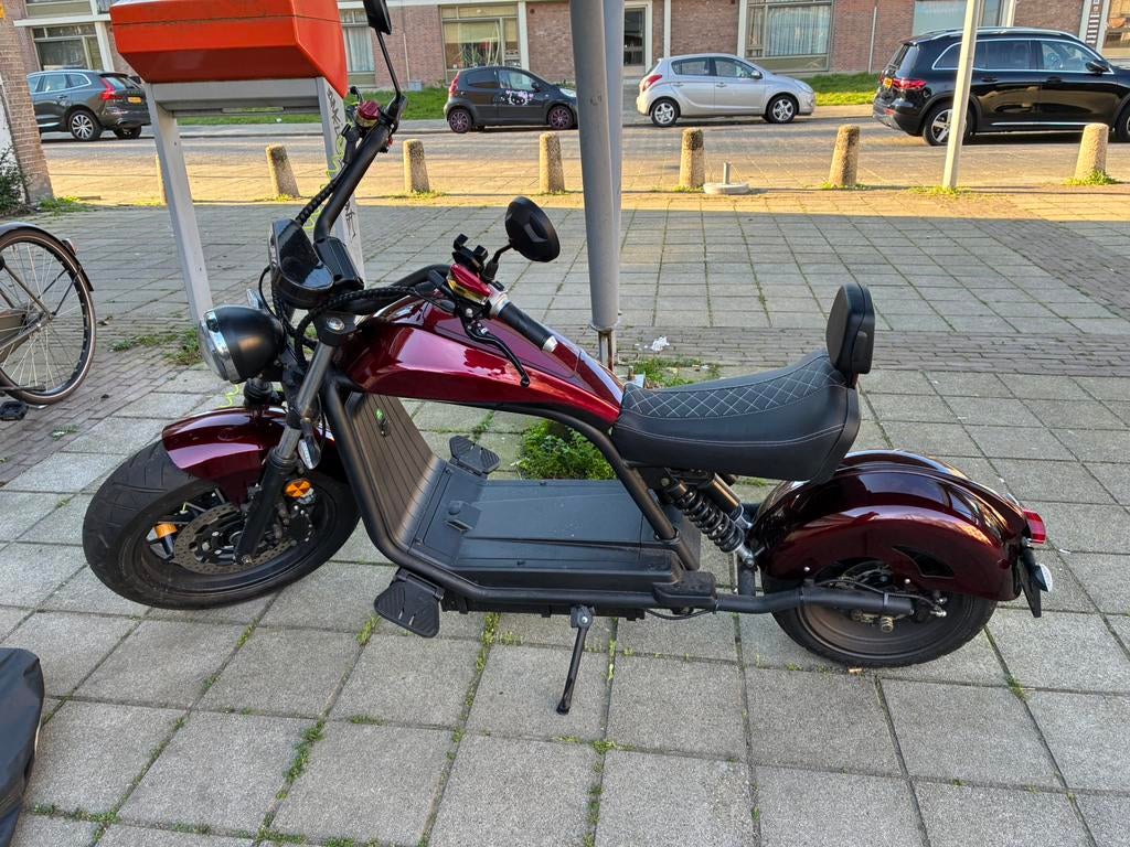Cafecruiser E-chopper 3kw 45ah=100km 2024 440km, Fietsen en Brommers, Snorfietsen en Snorscooters, Elektrisch, Zo goed als nieuw