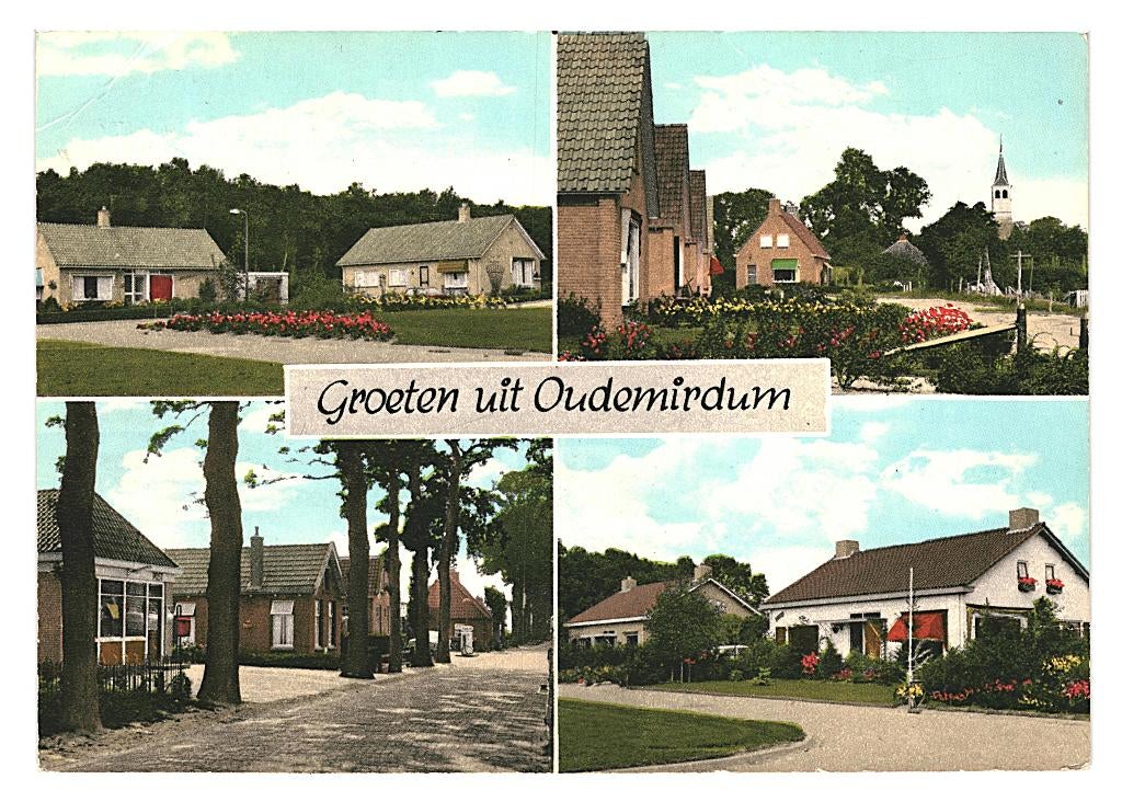 802388 Oudemirdum Friesland 1973 Gelopen met Postzegel, Ophalen of Verzenden, 1960 tot 1980, Gelopen, Friesland