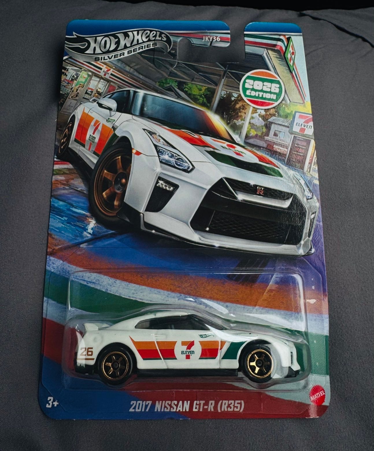 Hot Wheels Nissan GTR 7-11 Silver Series Special Edition, Ophalen of Verzenden, Nieuw, Auto