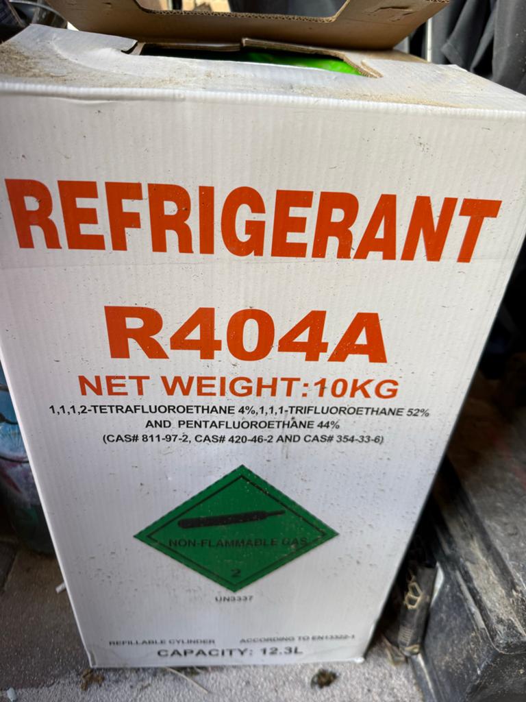 Koelmiddel R404A - 10KG Navulbare cilinder, Ophalen, Nieuw, 3 snelheden of meer, 100 m³ of groter