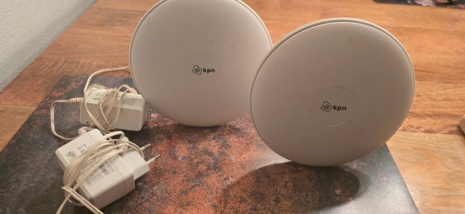 KPN SuperWifi punten (2 stuks) met adapters, Ophalen of Verzenden, Gebruikt, KPN