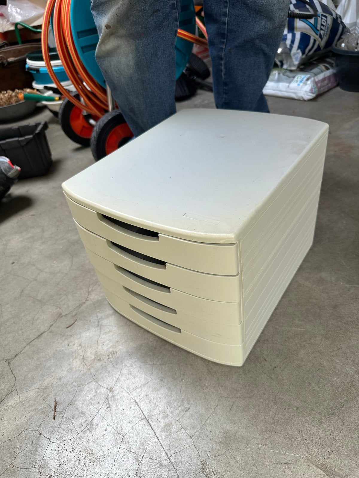 Handige opbergbox met 4 laden, Ophalen, Overige materialen, Minder dan 50 cm, Gebruikt