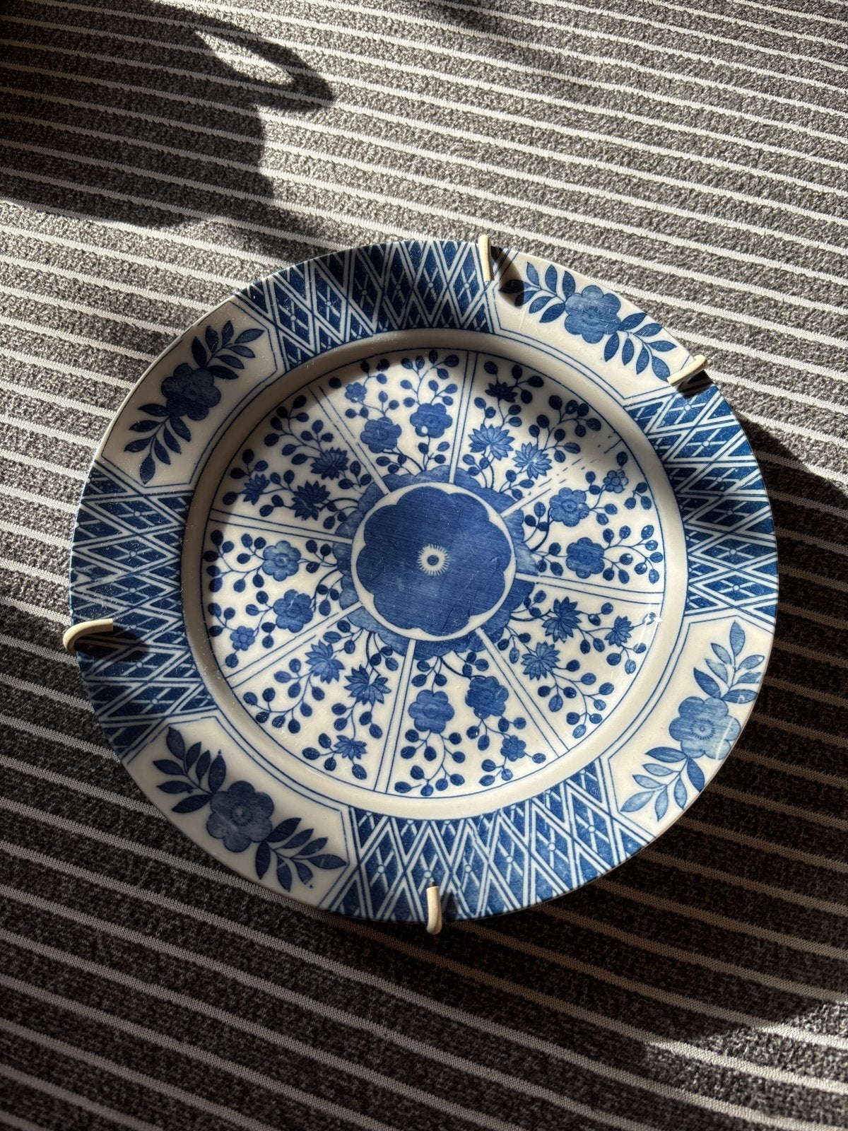 Antiek Delfts Blauw Wandbord - Handgeschilderd, Antiek en Kunst, Ophalen of Verzenden