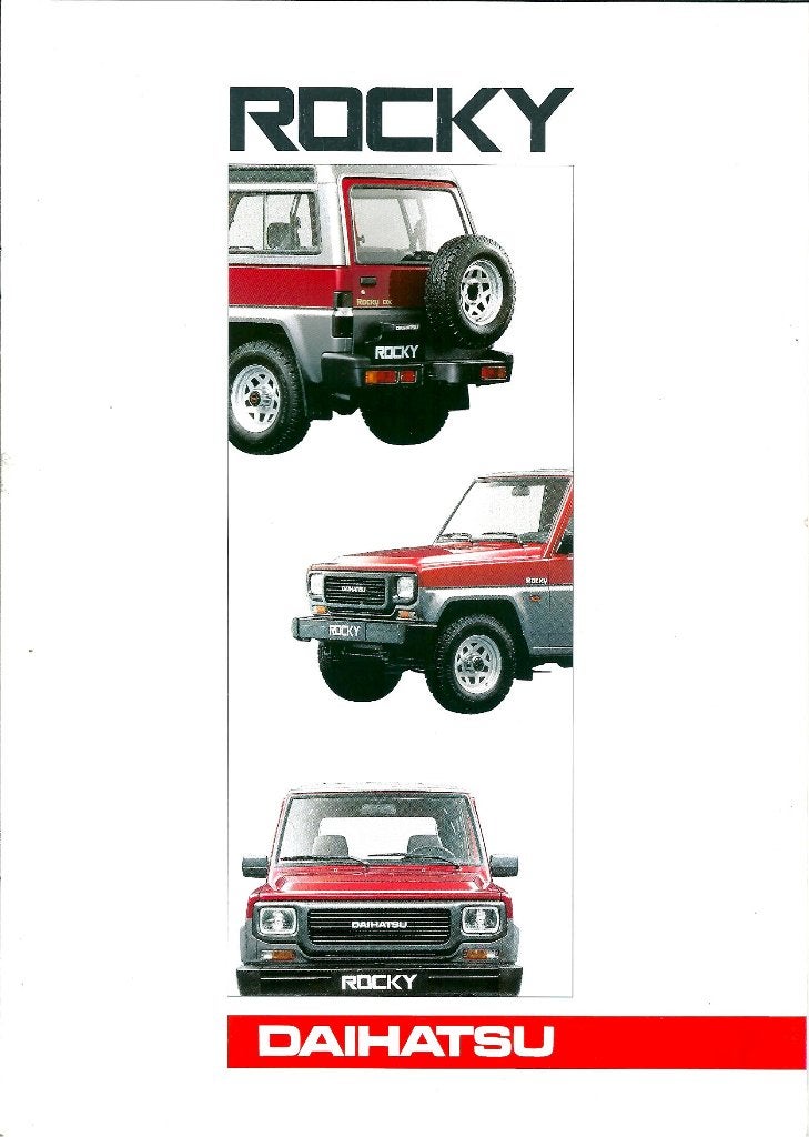Folder Daihatsu Rocky 1991, Ophalen of Verzenden, Gelezen, Overige merken