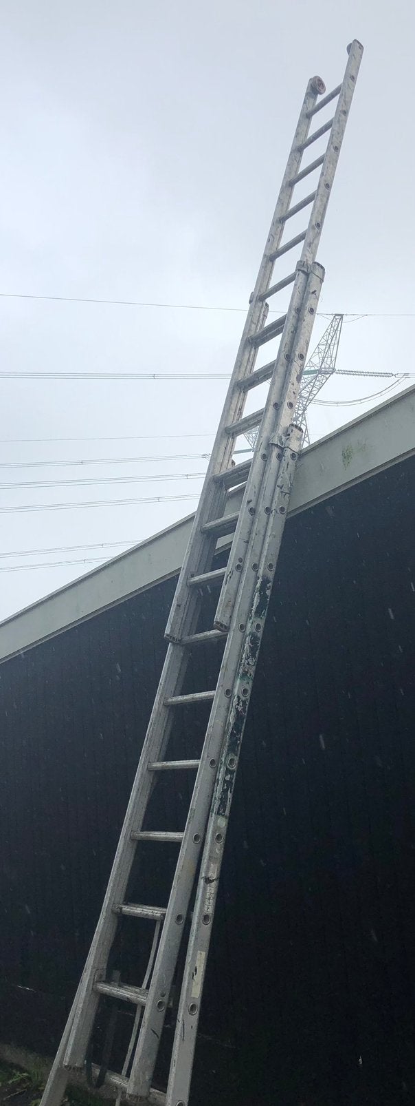 3 delige schuifladder, Ophalen, Gebruikt, Ladder, 4 meter of meer