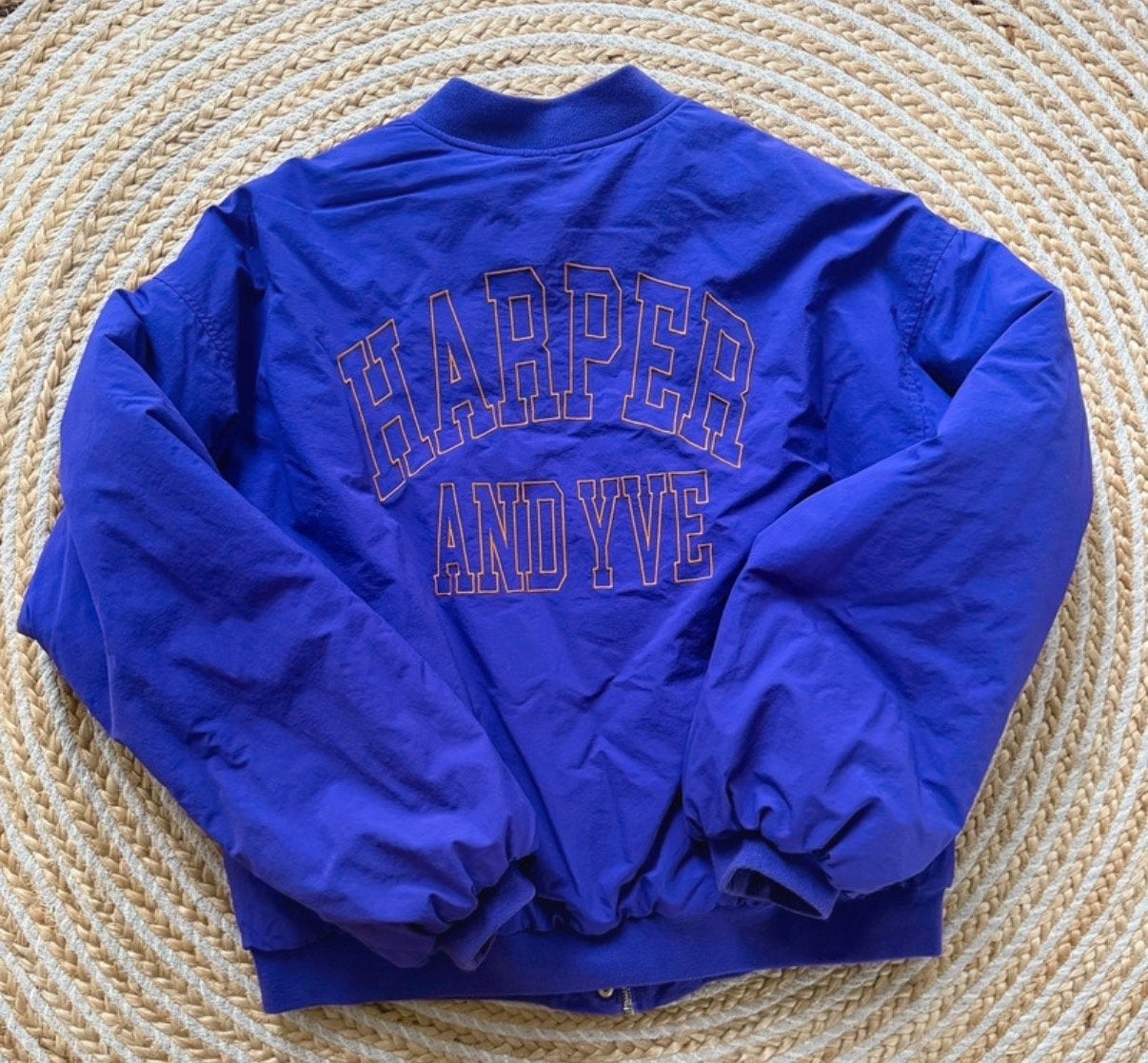 GEZOCHT: Harper and Yve bomberjack/jas paars/blauw, Kleding | Dames, Ophalen of Verzenden, Zo goed als nieuw, Maat 36 (S), Paars
