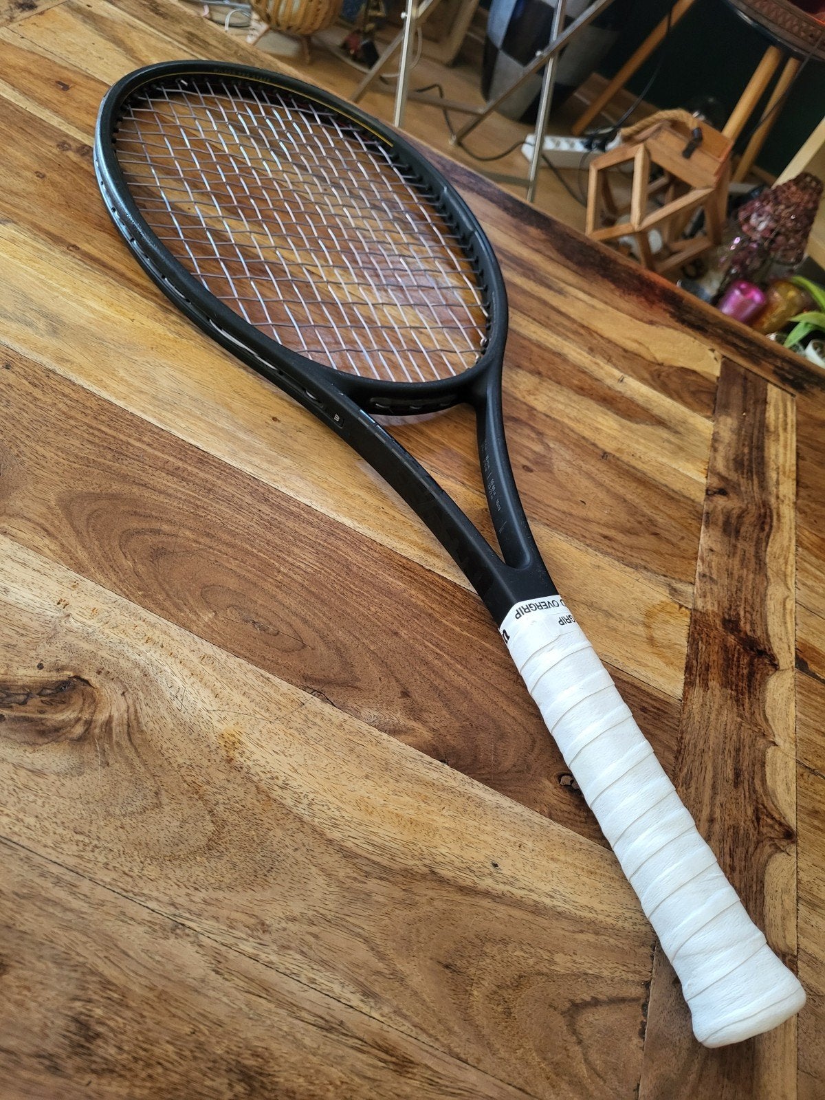 Wilson Pro Staff 97 v13 Tennisracket, Sport en Fitness, Tennis, Gebruikt, Ophalen of Verzenden, Wilson, Racket