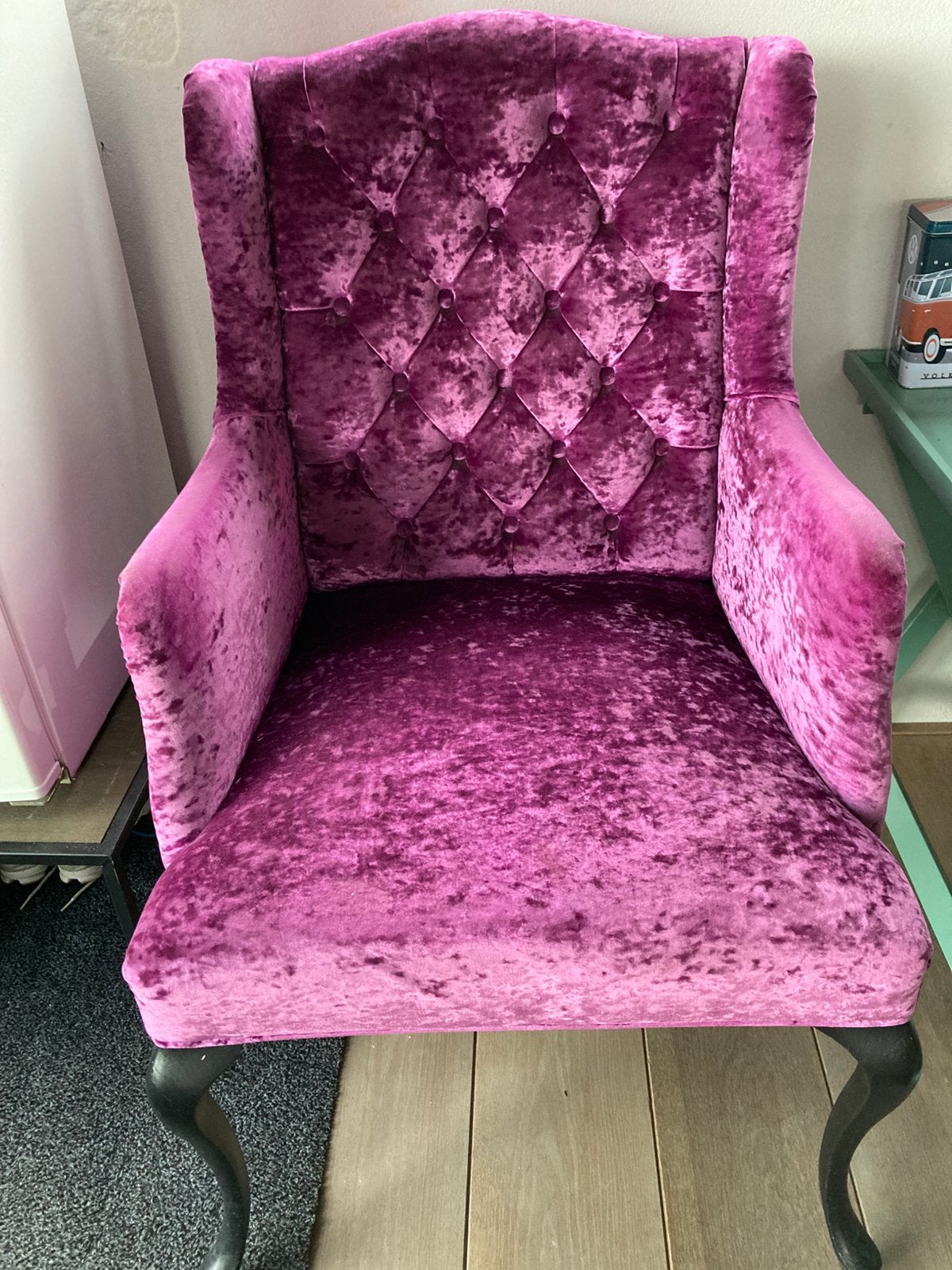 Erg leuke fauteuil, Huis en Inrichting, Fauteuils, Ophalen, Zo goed als nieuw, 50 tot 75 cm