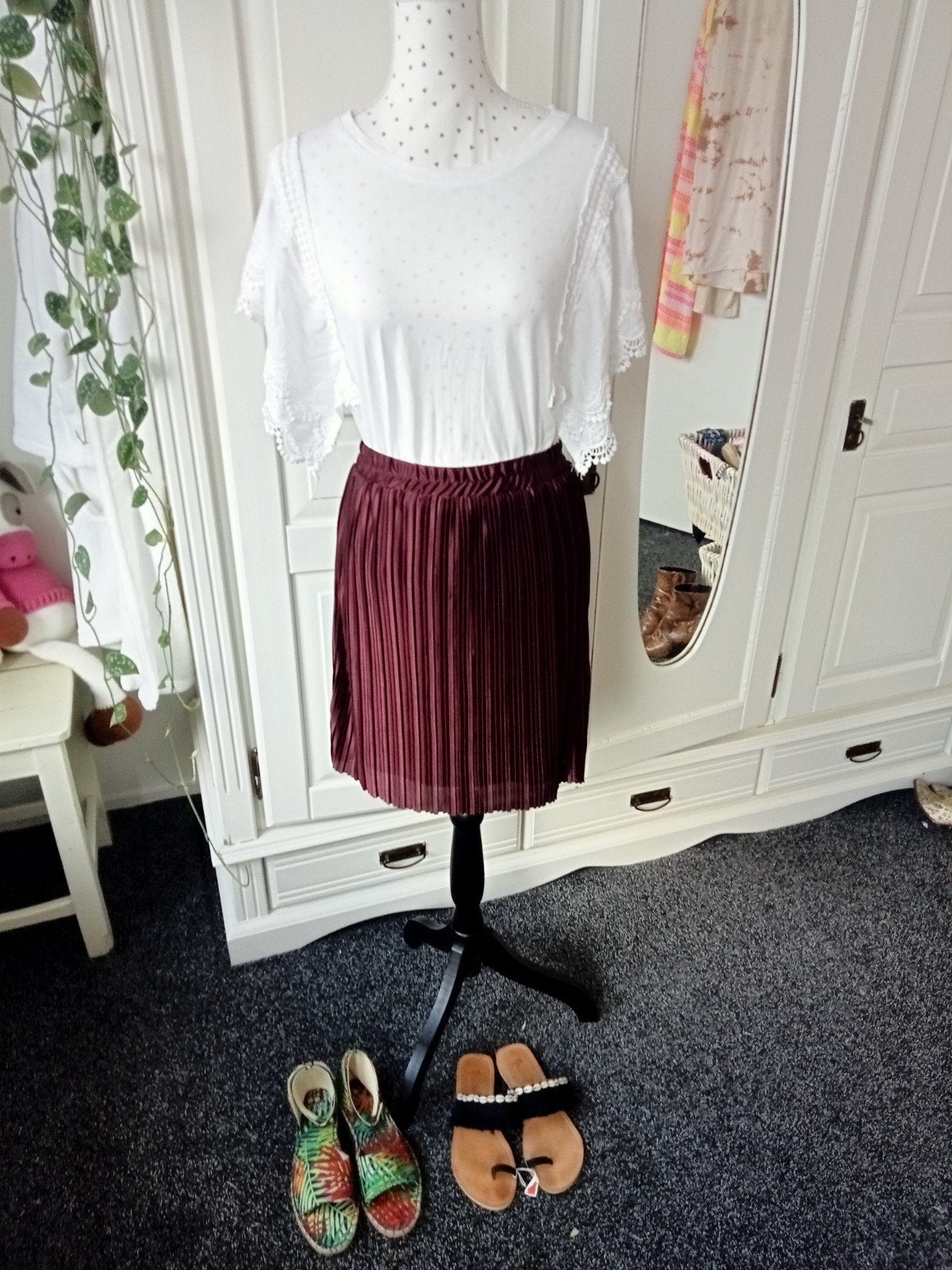 Costes " Rok maat XS ", Kleding | Dames, Rokken, Zo goed als nieuw, Maat 34 (XS) of kleiner, Overige kleuren, Knielengte, Ophalen of Verzenden