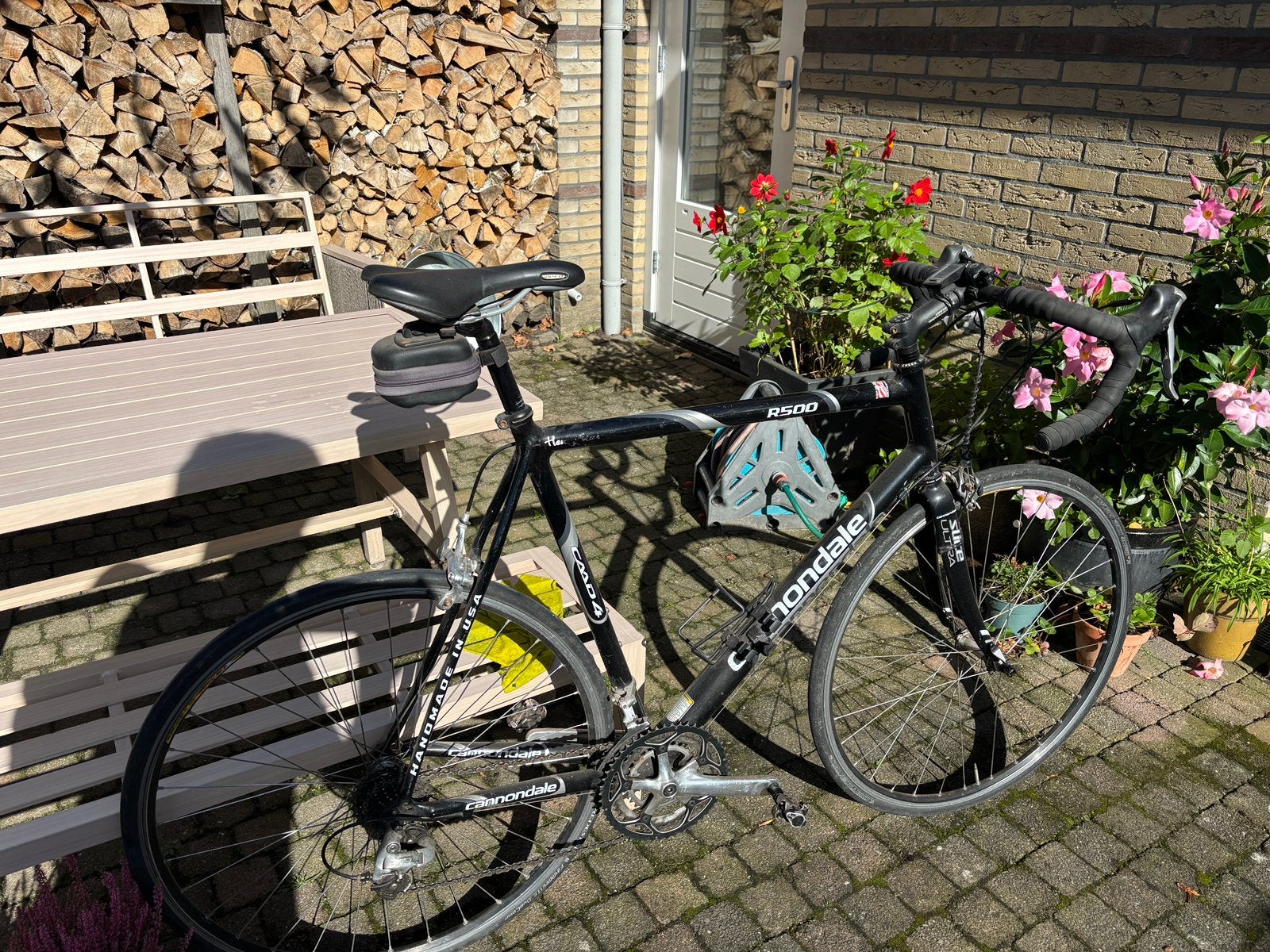 Cannondale R500 Caad 4 racefiets, Gebruikt, Aluminium, 15 tot 20 versnellingen, 57 tot 61 cm