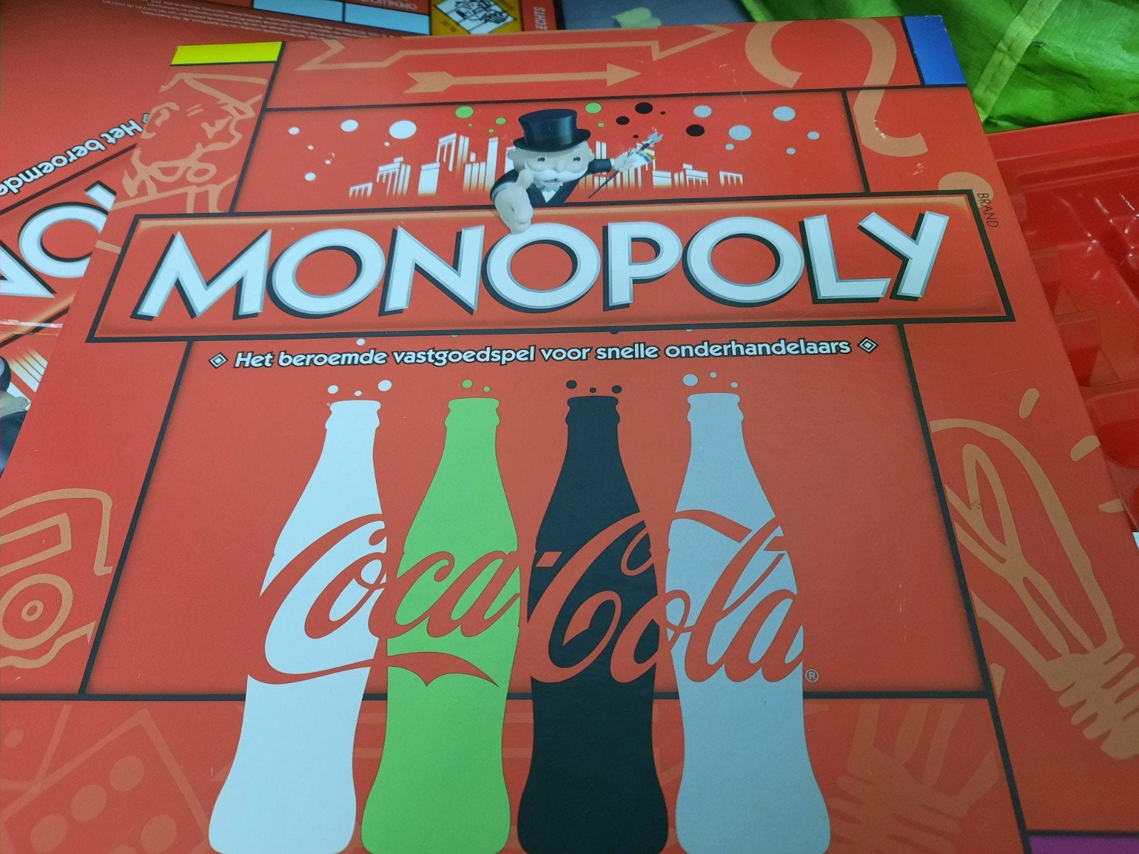 Monopoly Coca-Cola Editie - Zo goed als nieuw, Ophalen of Verzenden, X, X, X