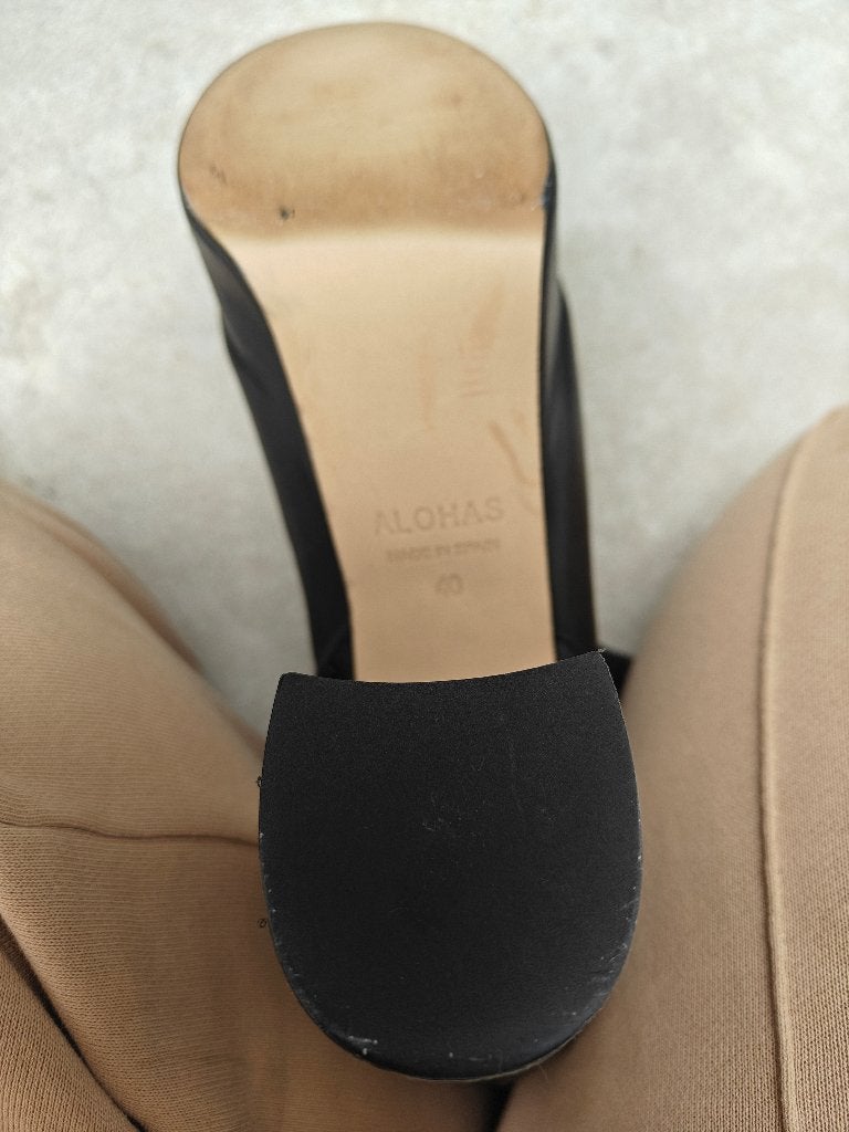 Alohas laarzen, Kleding | Dames, Ophalen, Zwart, Zo goed als nieuw, Schoenen met hoge hakken