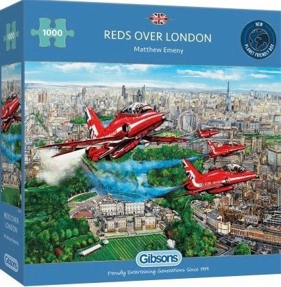 Gibsons - Reds over London - 1000 stukjes, Ophalen of Verzenden, 500 t/m 1500 stukjes, Nieuw, Legpuzzel