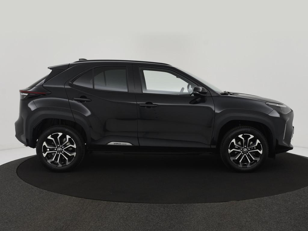 Toyota Yaris Cross 1.5 Hybrid 130PK Dynamic BLIS|PDC|ACC|CAM, Stof, Gebruikt, Adaptive Cruise Control, Zwart