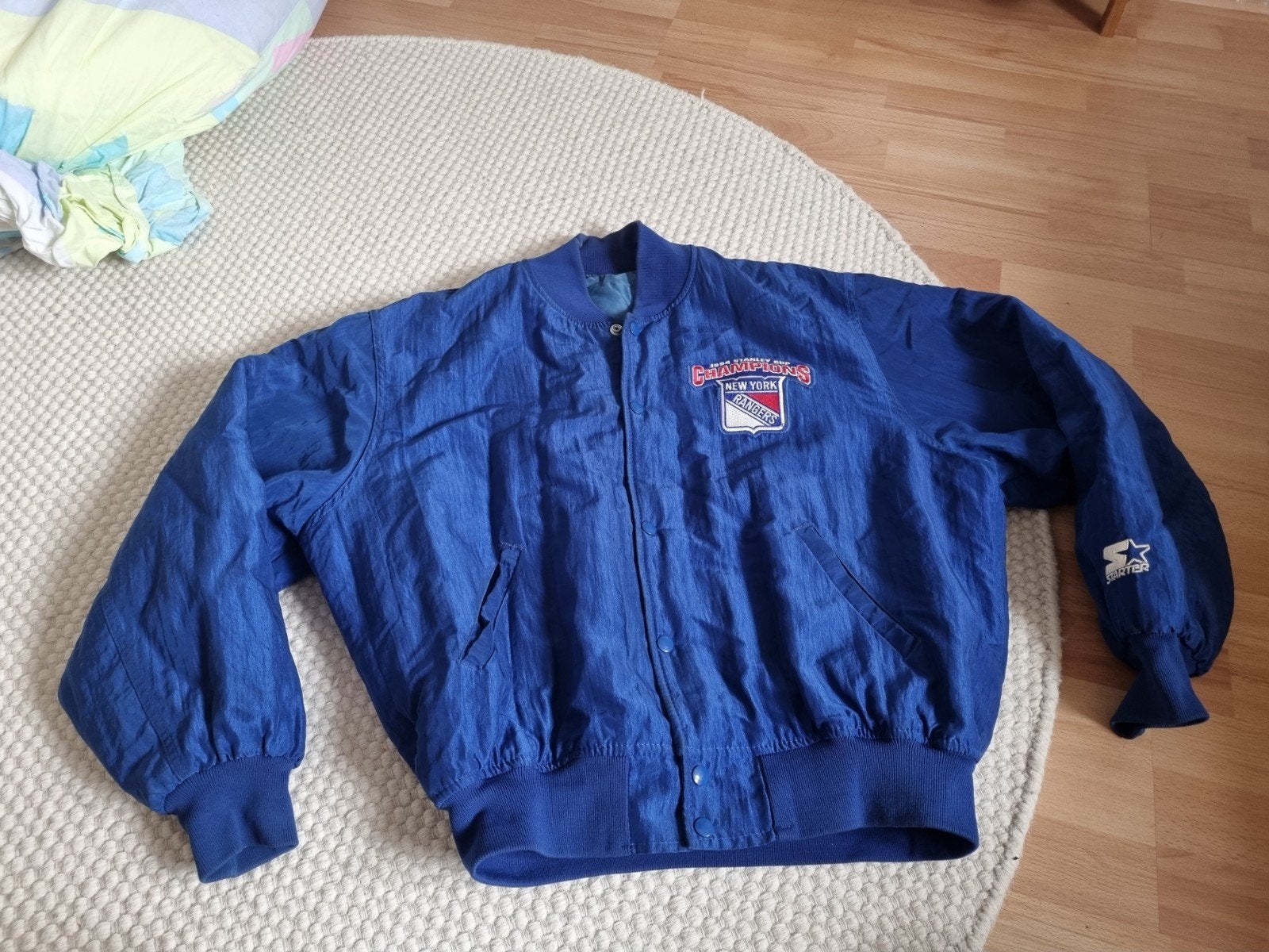 Zeldzaam XXL New York Rangers ijshockey Starter jas, Ophalen of Verzenden, Kleding