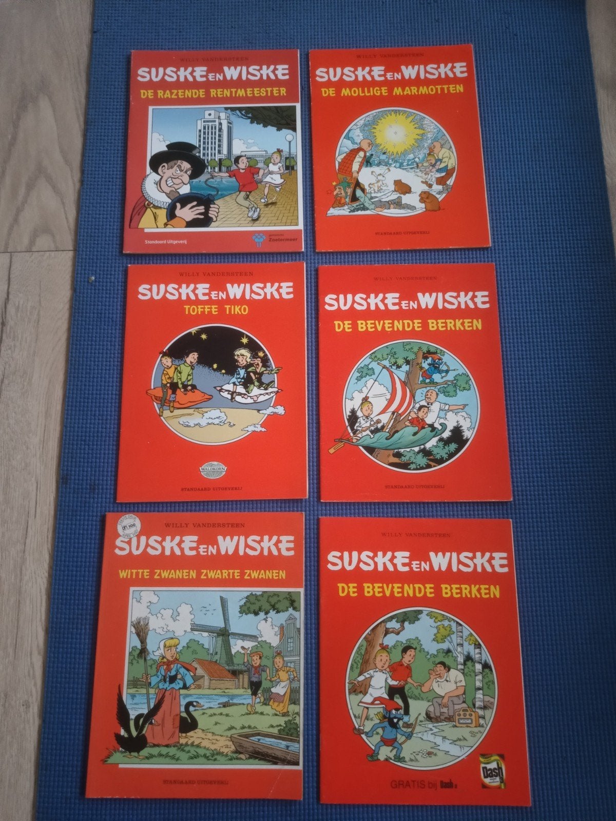 Suske en Wiske stripboeken - 6 stuks, Meerdere stripboeken, Ophalen of Verzenden, Gelezen