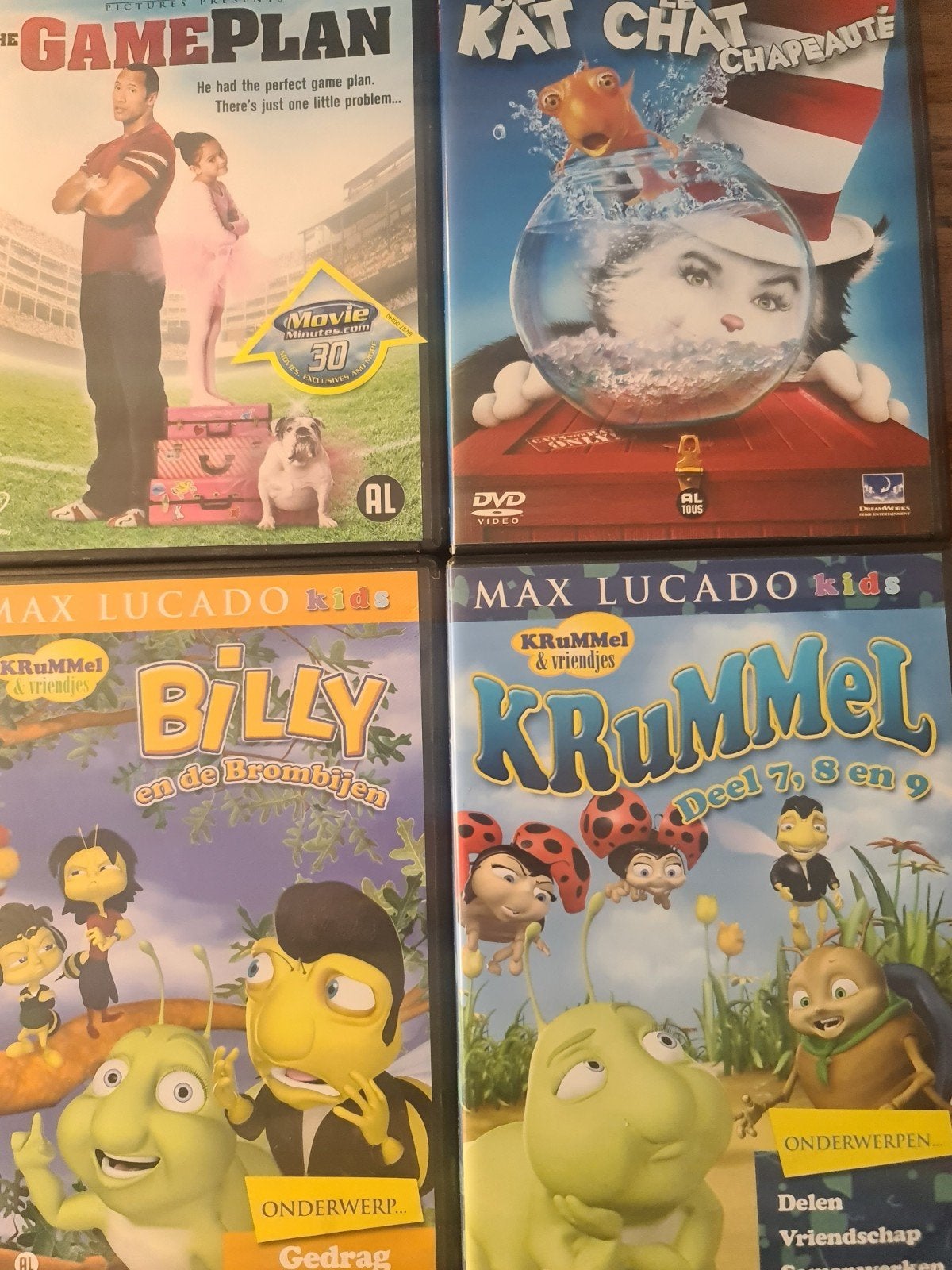 kinder films ..6 stuks, Cd's en Dvd's, Ophalen of Verzenden, Gebruikt