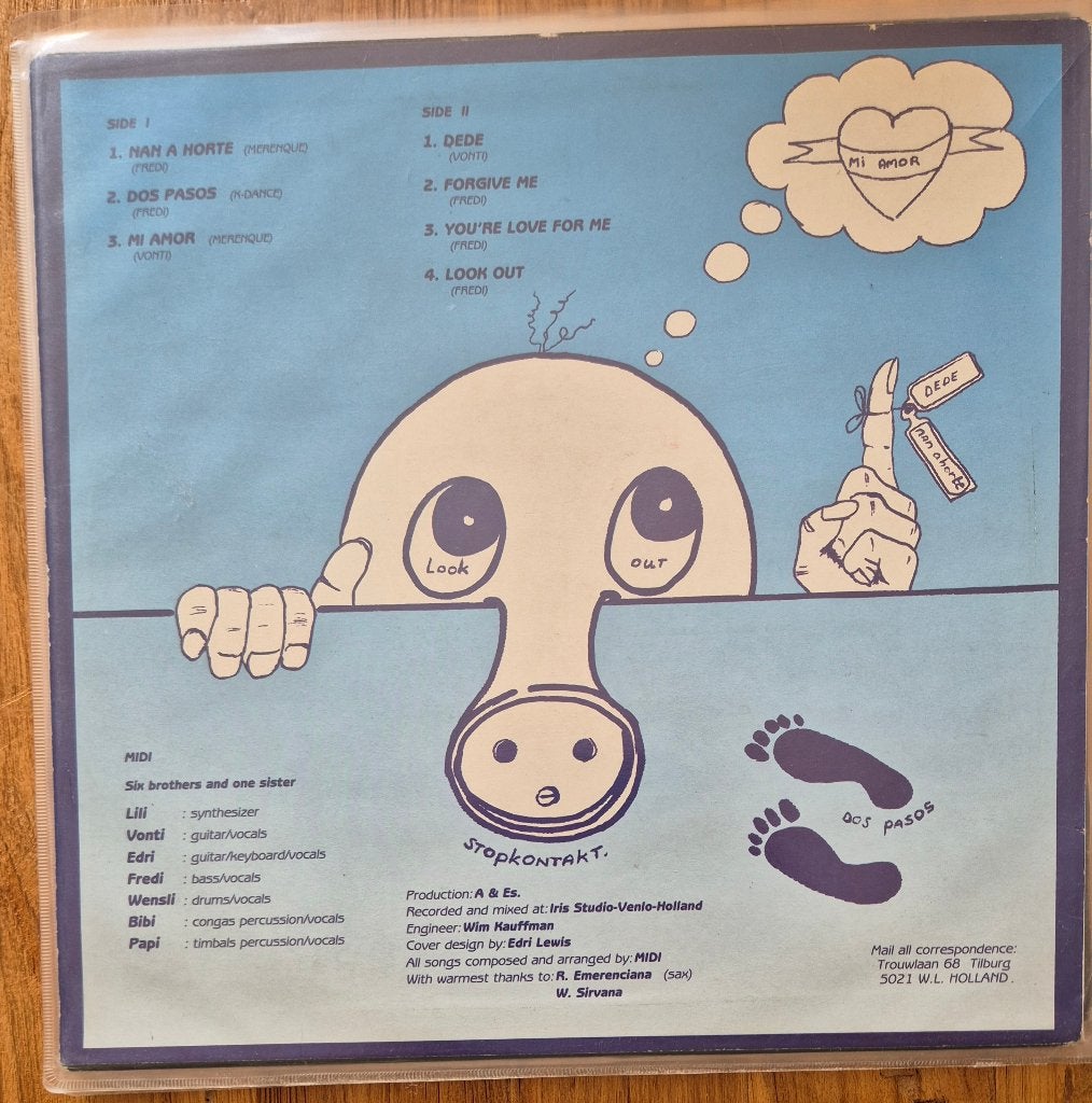 vinyl : MIDI  lp antiliaanse band tilburg alleen ophalen, Ophalen, LP, Overige genres, Zo goed als nieuw