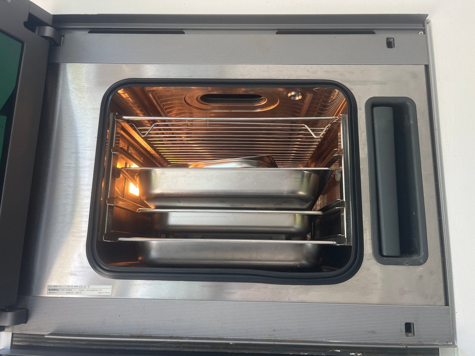 Gaggenau HLBS25 Stoomoven - Inbouw, Ophalen, 45 tot 50 cm, Stoom, Inbouw