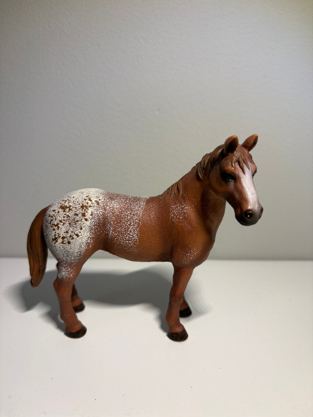 Schleich Appaloosa Merrie, Ophalen of Verzenden, Zo goed als nieuw, Paard, Beeldje of Figuurtje
