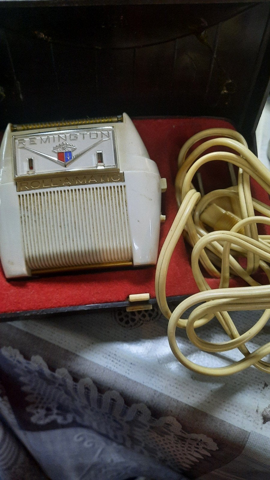 Vintage Remington Roll-A-Matic De Luxe Scheerapparaat, Ophalen of Verzenden