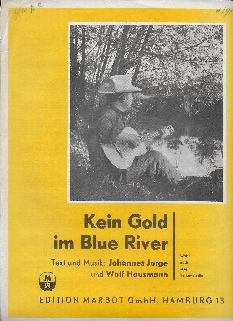 Bo9 bladmuziek -- kein gold im blue river  - -, Ophalen of Verzenden, Gebruikt, Artiest of Componist, Populair
