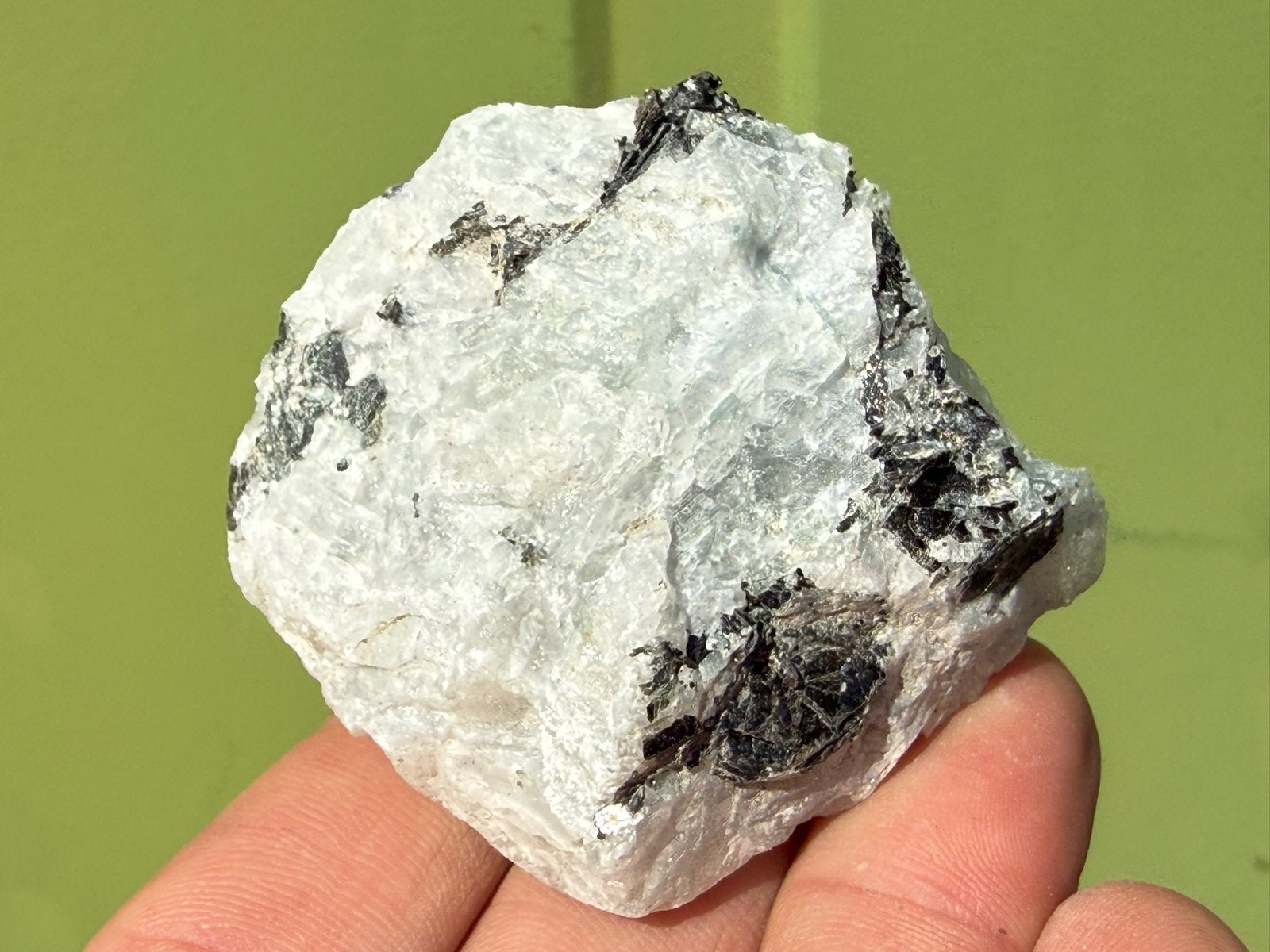 Natuurlijke ruw regenboog maansteen uit Sri Lanka mineralen, Ophalen of Verzenden, Mineraal