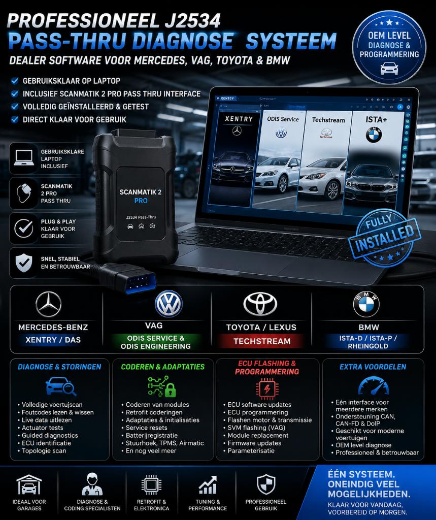 J2534 Dealer diagnose systeem, Auto diversen, Ophalen, Gebruikt