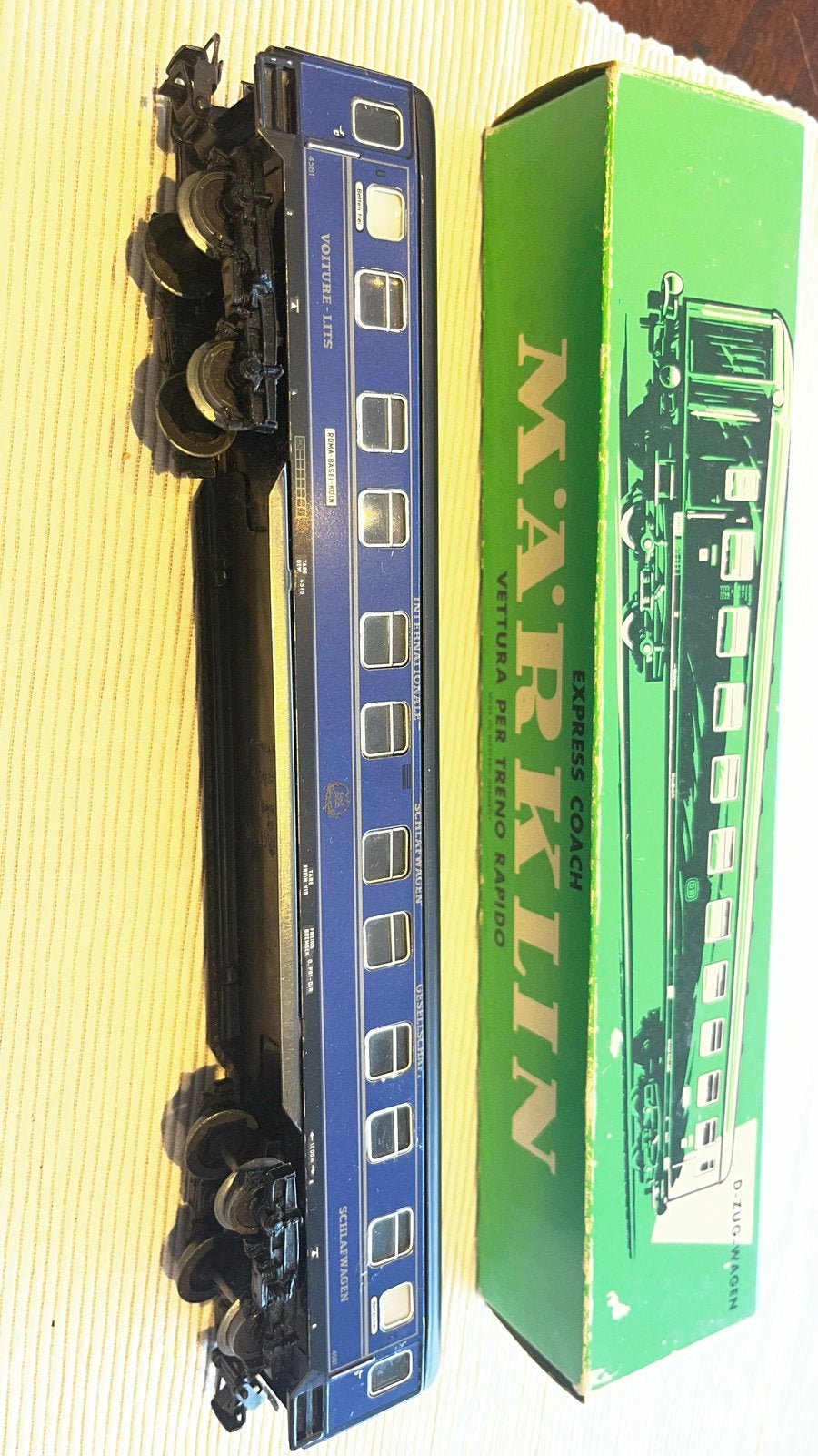 Märklin D-zug wagen - Express Coach - Schlafwagen, Wisselstroom, Gebruikt, Wagon, Ophalen of Verzenden