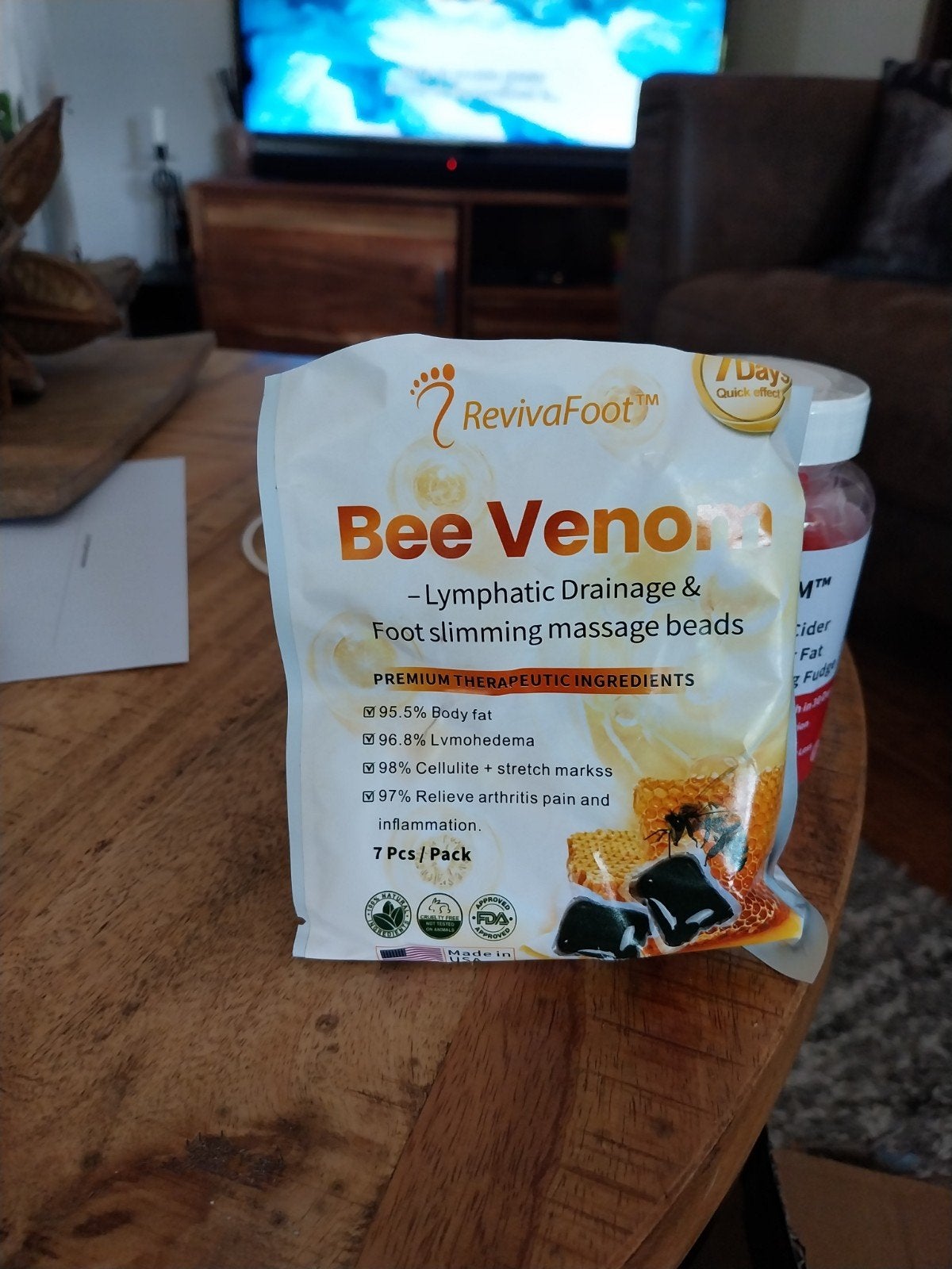 RevivaFoot Bee Venom Lymfedrainage & Voetmassage Kralen, Ophalen of Verzenden, Nieuw, Overige typen
