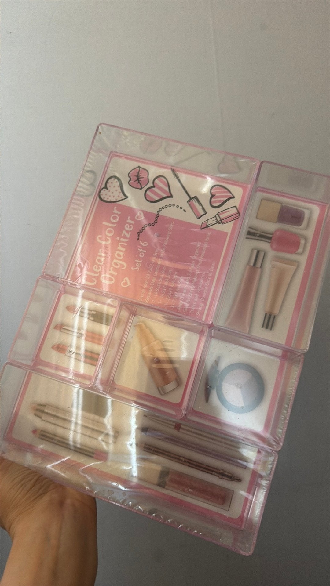 Make up organizer nieuw geseald goedkoop mooi handig, Ophalen of Verzenden, Nieuw, Overige kleuren, Gehele gezicht
