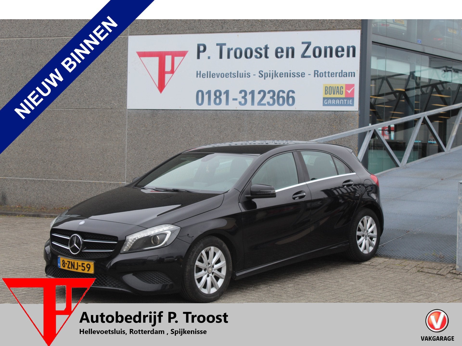 Mercedes-Benz A-Klasse 180 Ambition MEENEEMPRIJS/HANDELSPRIJ, Auto's, Voorwielaandrijving, Stof, Gebruikt, 4 cilinders