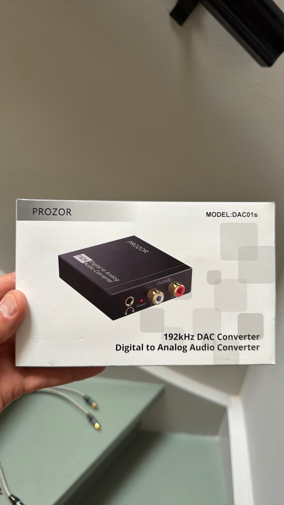 Nieuwe PROZOR DAC01s 192kHz Digital 2 Analog Audio Converter, Ophalen of Verzenden, Nieuw, Minder dan 2 meter, Overige kabels