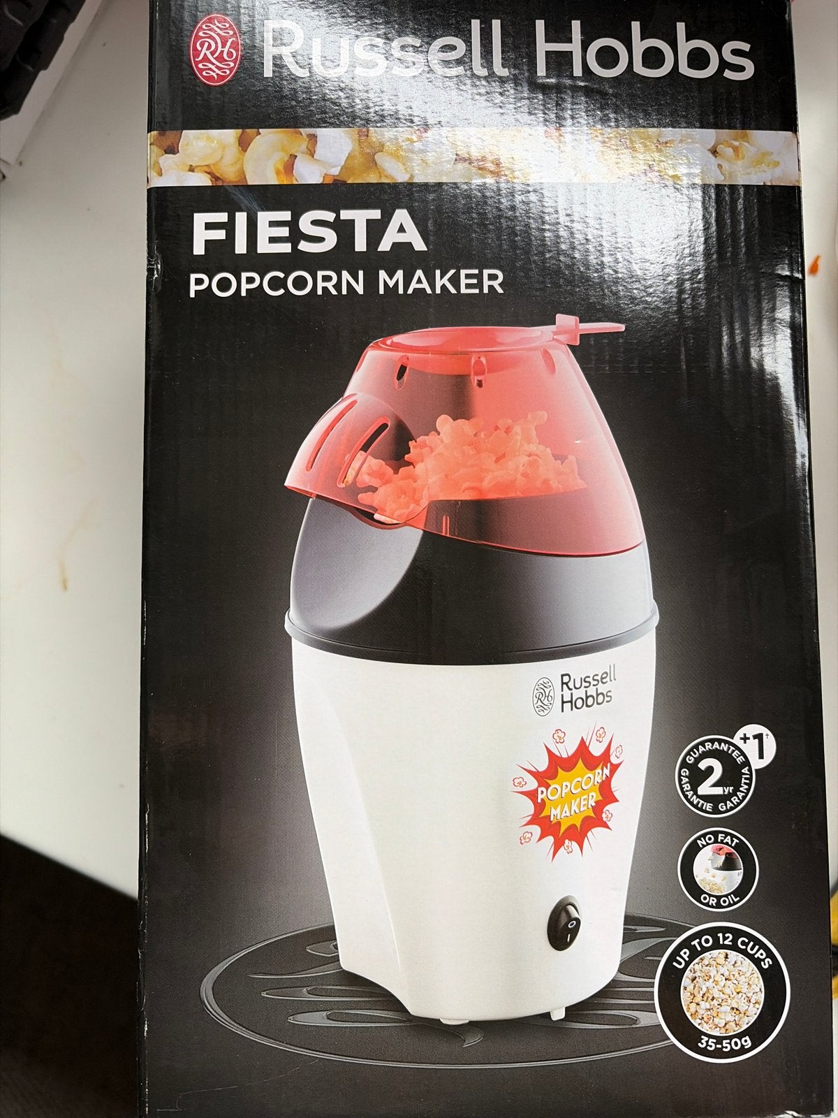 Russell Hobbs Fiesta Popcorn Maker - Nieuw in doos, Witgoed en Apparatuur, Ophalen of Verzenden, Nieuw