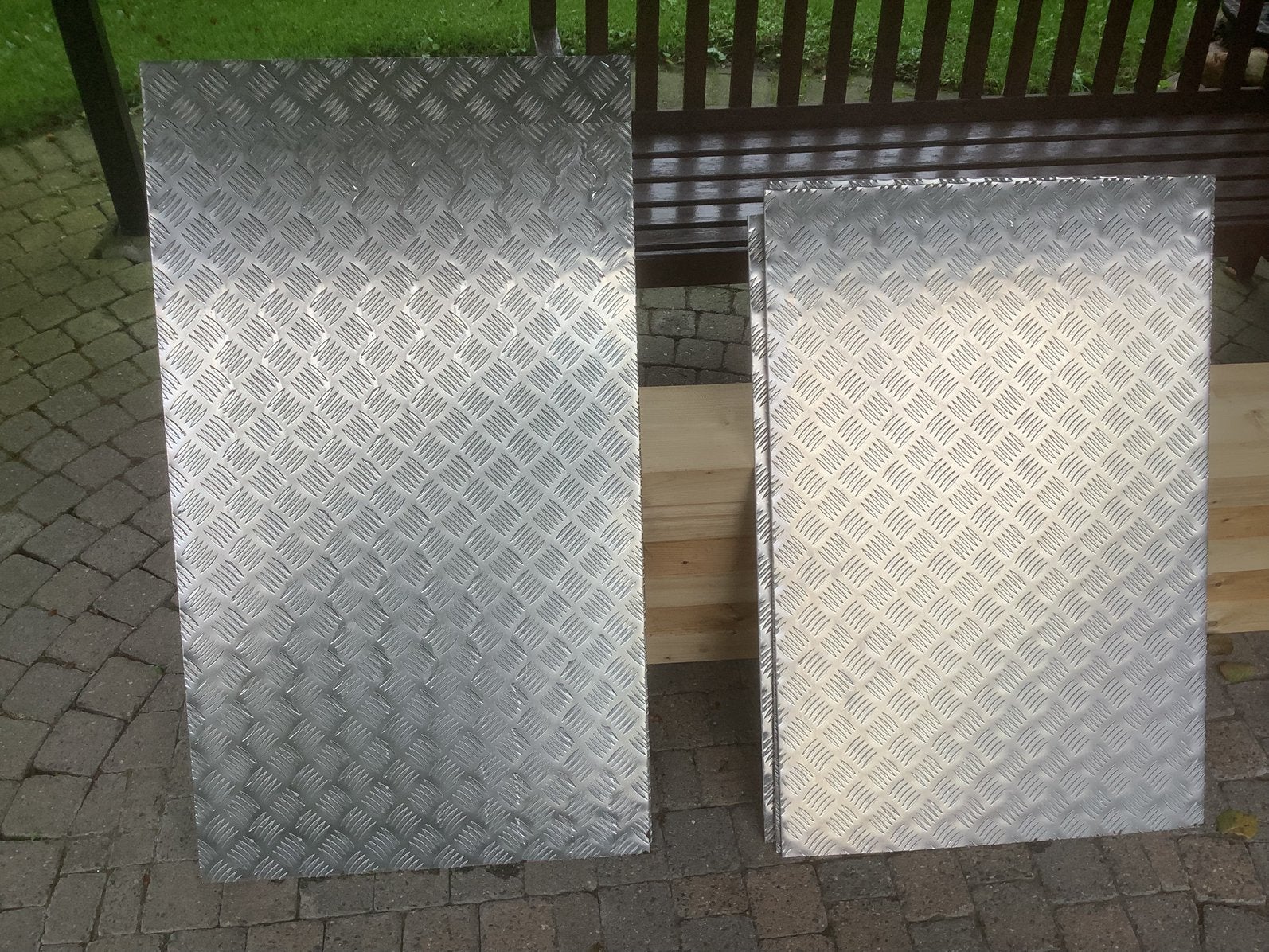 Aluminium traanplaat, Doe-het-zelf en Verbouw, Ophalen, Nieuw, Aluminium
