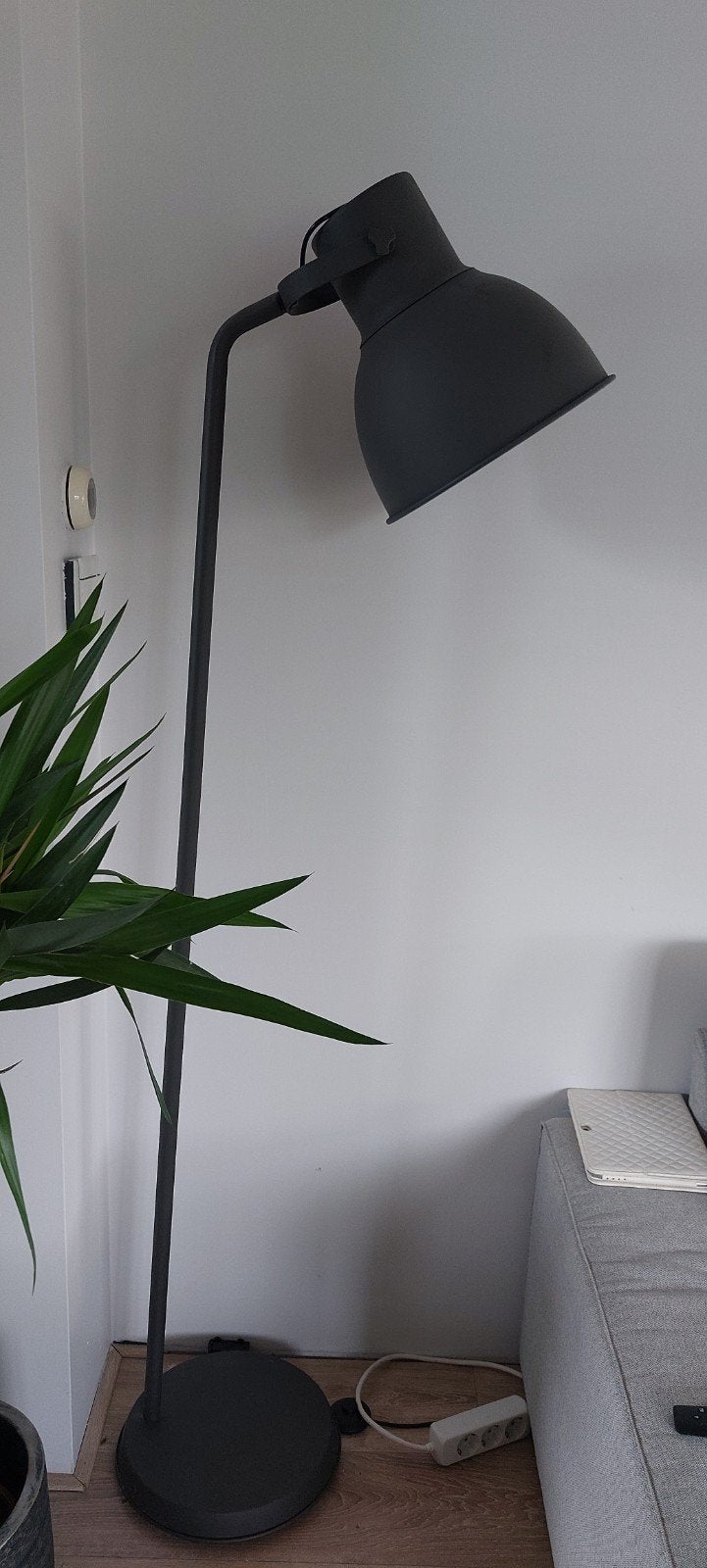 IKEA Hektar staande lamp, Ophalen, E27 (groot), Zo goed als nieuw, Metaal