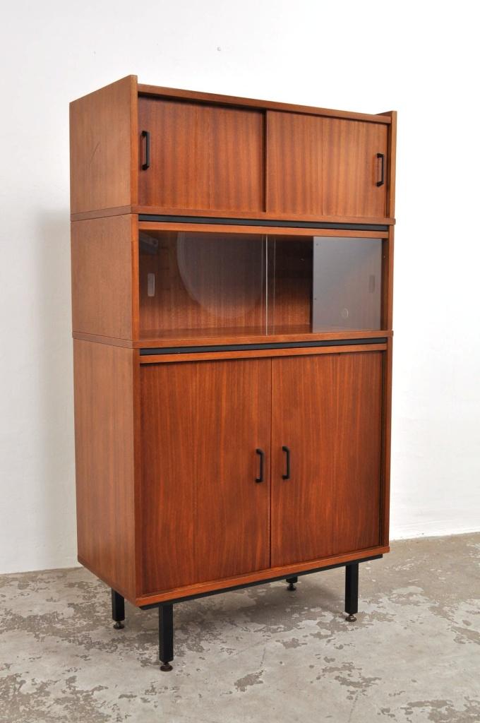 Diverse vintage ladekast kasten kast dressoir sideboard, Gebruikt, Vintage, Teakhout, 3 of 4 laden