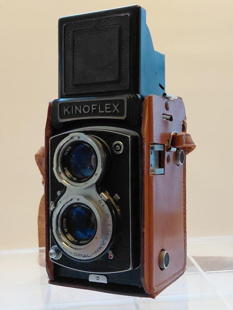 Kinoflex 2 oog camera, Ophalen of Verzenden, 1940 tot 1960, Fototoestel