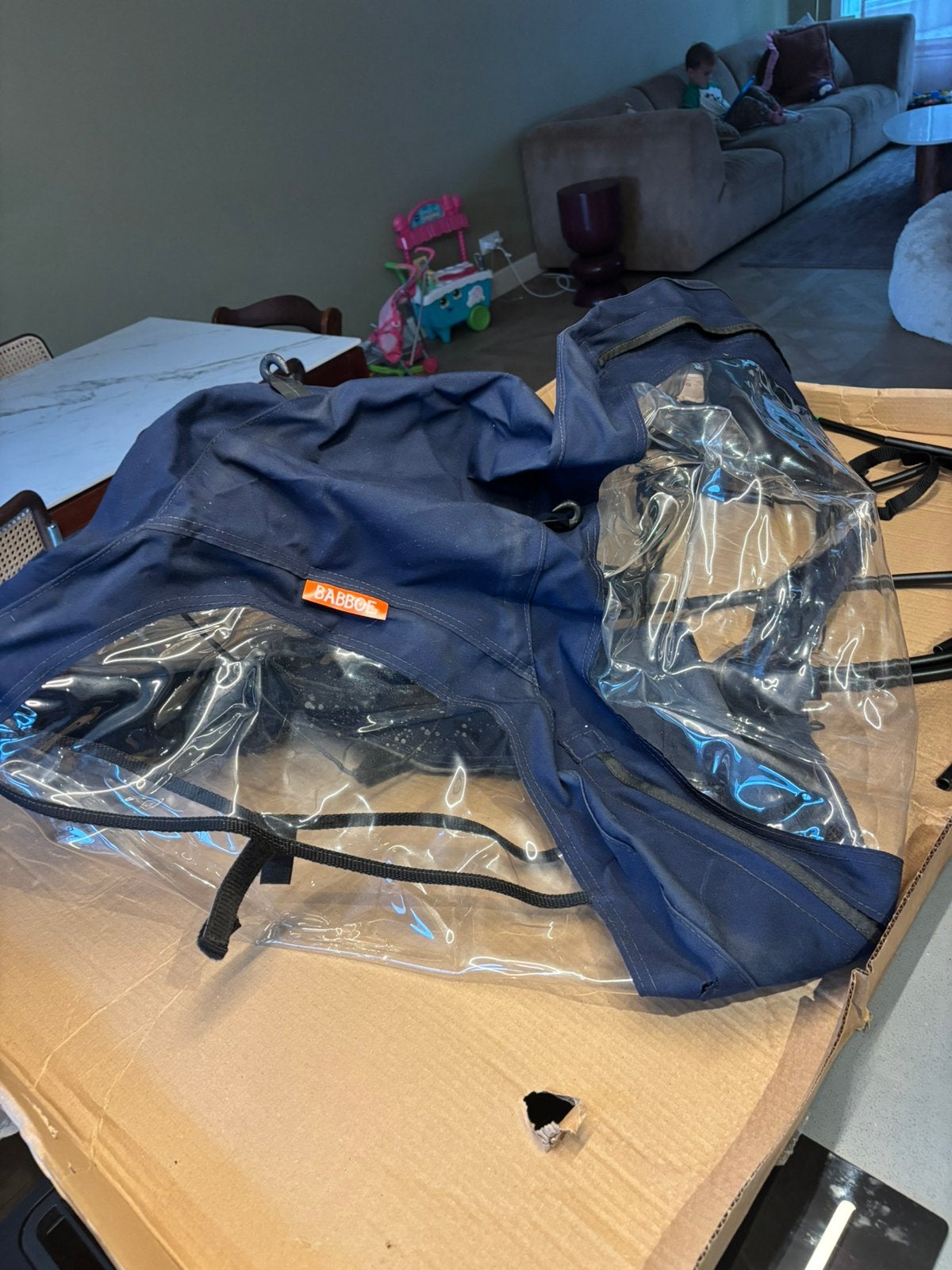 Bakfietsen regen tent, Ophalen of Verzenden, Zo goed als nieuw, 4 kinderen of meer