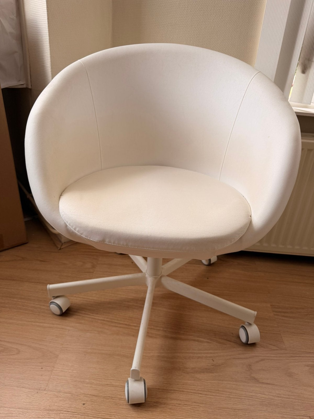 Ikea desk chair, Ophalen, Gebruikt, Wit, Bureaustoel