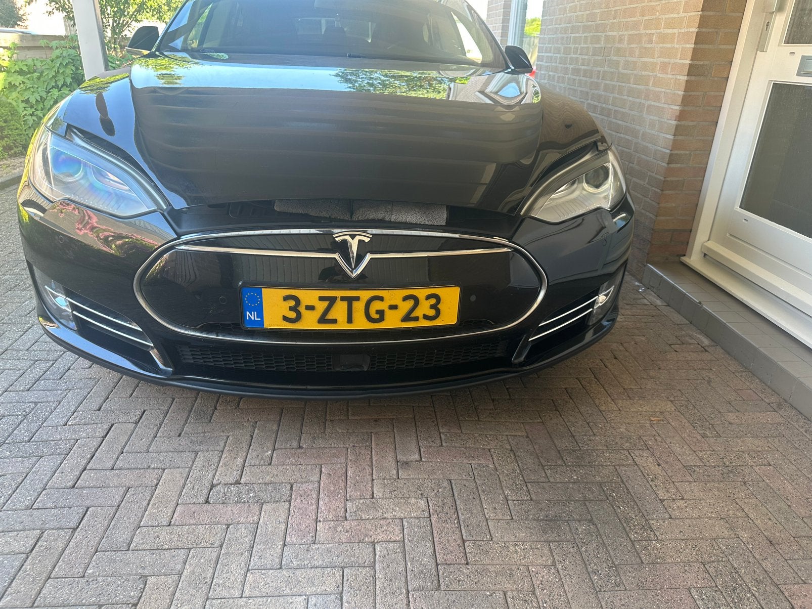 Tesla Model S 85kw 2015  storing in accu Free Super Charging, Achterwielaandrijving, Zwart, Zwart, Elektrisch