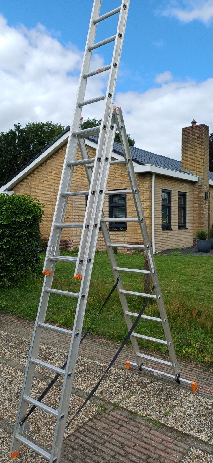 Aluminium Reform ladder, Ophalen, Zo goed als nieuw, 4 meter of meer
