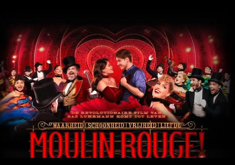 Moulin rouge musical zondag 21 juni 14:00, Twee personen, Mei