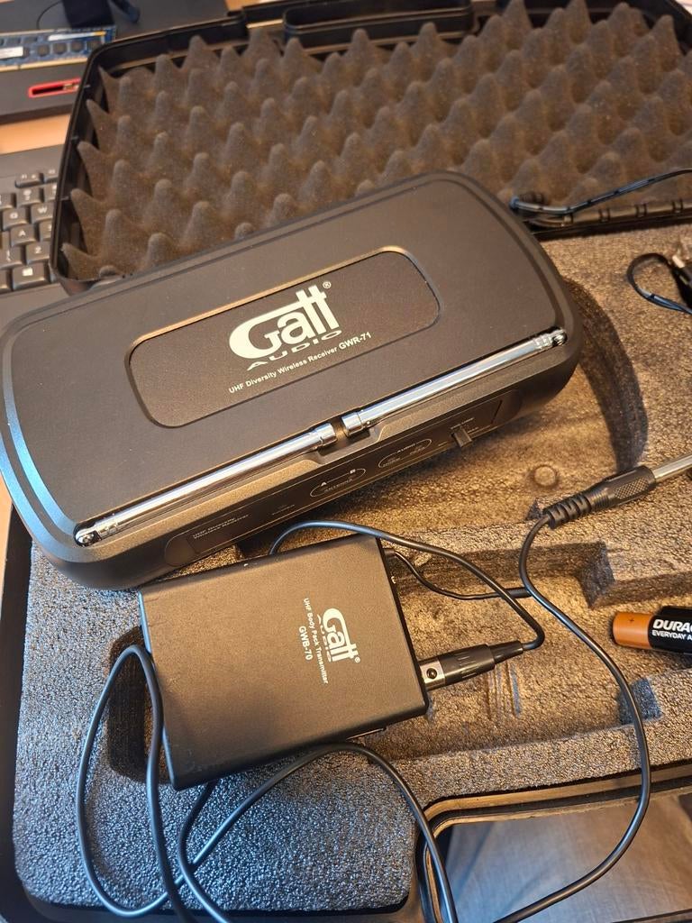 Gatt Audio UHF Draadloze Ontvanger GWR-71, Ophalen of Verzenden, Zo goed als nieuw, Overige typen, Draadloos