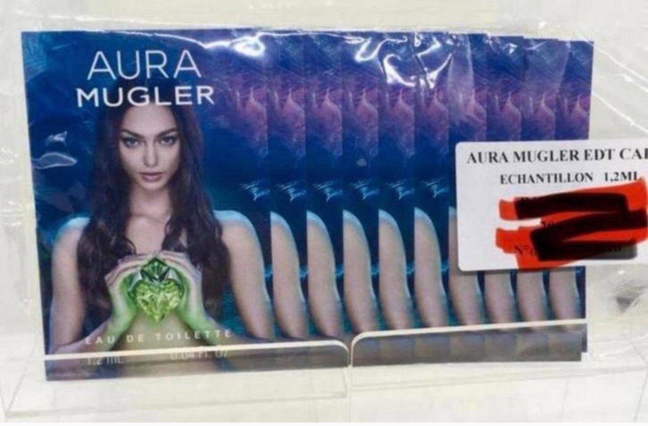 10 proefjes Aura 1,2 ml Eau de Toilette Thierry Mugler, Verzenden, Nieuw