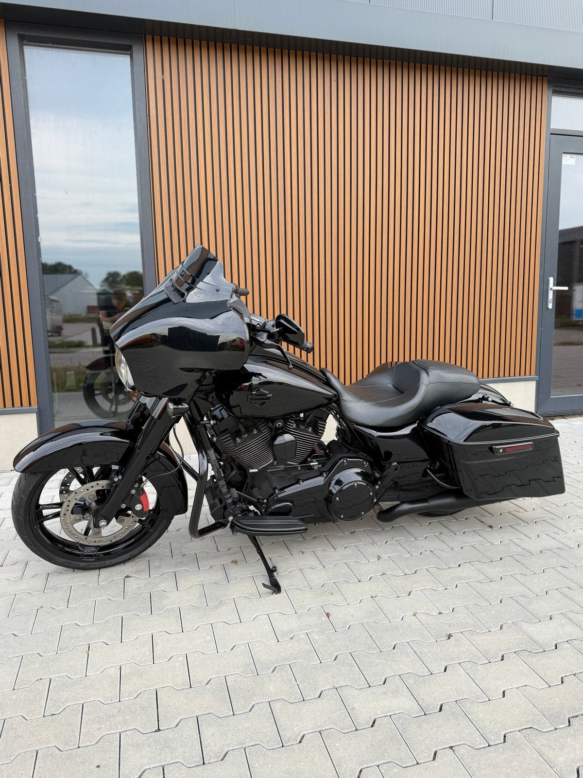 Harley Davidson Street Glide FLHX 103 key fop Volledig Zwart, 2 cilinders, Cruise Control, Motorrijbewijs A, Gebruikt